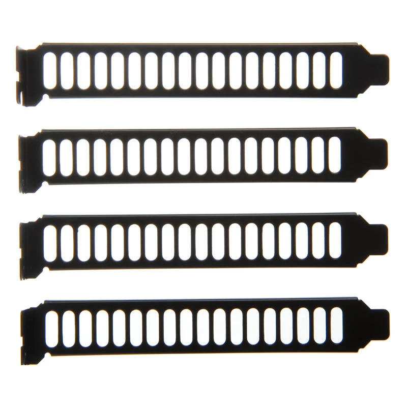 SILVERSTONE Aero Slots Panel SST-AEROSLOTS-B — Front-/Rückseiten-Slot-Lüftungspanel für verbesserten Luftstrom