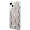Karl Lagerfeld KLHCP14MLMNMS iPhone 14 Plus 6.7 Hardcase Silber / Silber Liquid Glitter Monogram