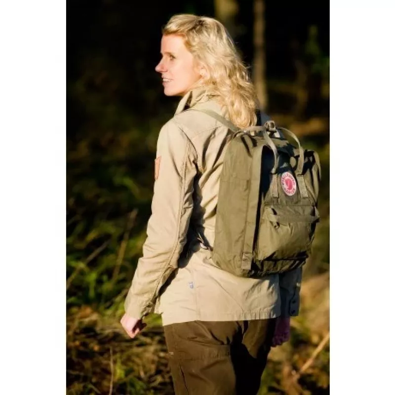 Fjällräven Kånken Rucksack Graphit Vinylon Reißverschluss
