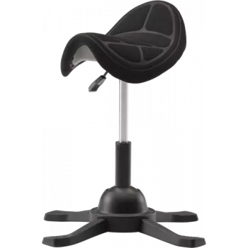 Ergonomischer Balancestuhl up up Toronto Schwarz Stoff mit längerer Gasfeder