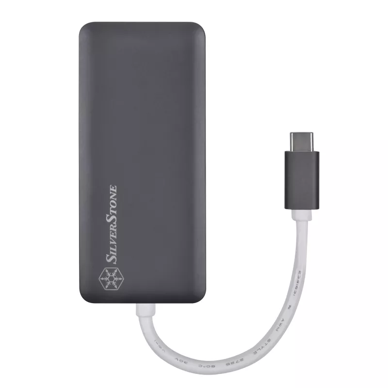 SilverStone SST-EP14C - USB 3.1 Type-C Gen1 auf HDMI, 3x USB 3.1 Gen 1 Type-A, 1x USB 3.1 Gen 1 Type-C (PD 2.0-Laden) (SST-EP14C)