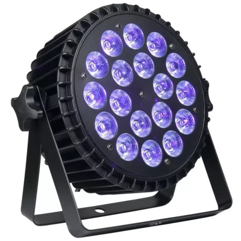 LIGHT4ME ALU QUAD PAR 18x6W RGBW - Bühnen-Spotlight