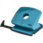 Papierlocher NOVUS B220 ColorID bright petrol, 2-Loch-Tischlocher