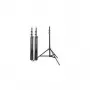 Walimex WT-806 Lampen-Stativ-Set 1017698 - 3 Leuchtenstative, schwarz Aluminium