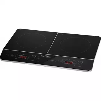 PROFI COOK PC-DKI 1067 Induktionskochfeld, 3500W, 2 Kochzonen, schwarz