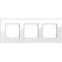 Glas-Abdeckplatte Gira Esprit Glas Weiß, schraubenlos, 95×236,8×9,85 mm