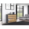 Topeshop M8 120 ANT/ART KPL Kommode