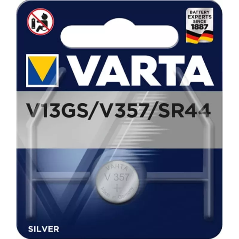 Einwegbatterie Varta V 76 PX SR44 Silberoxid