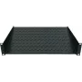 Intellinet 19 Zoll Kragarm-Fachboden, 1HE, 2-Punkt-Frontmontage, 150 mm Tiefe, max. 25 kg, Schwarz, drei Jahre Garantie