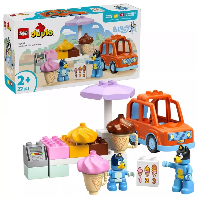 LEGO BLUEY 10458 Eiscreme-Ausflug mit Bluey
