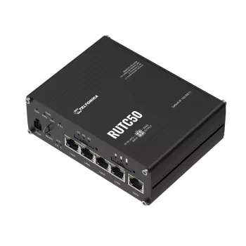 Teltonika RUTC50 Wireless Router Gigabit Ethernet Dual-Band (2,4 GHz / 5 GHz) 5G Schwarz
