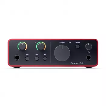 Focusrite Scarlett Solo 4th Gen - 2-Kanal-Audiointerface