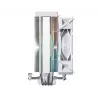 Luftkühler Montech NX400 ARGB 120 mm Weiß — 270 W TDP, FDB, 156×74×120 mm