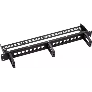 ROLINE 48,30cm (19)-Keystone-Module Carrier 16 Ports Shielded schwarz (26.11.0363)