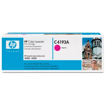 HP C4193A - Magenta - original - LaserJet - Tonerpatrone (C4193A) - für Color LaserJet 4500, 4500dn, 4500n, 4550, 4550DN, 4550HDN, 4550N (C4193A)