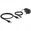 DeLOCK USB-Hub 10 Gbit/s 4 Typ-A-Anschlüsse 1 Schnellladeanschluss