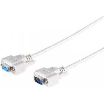 D‑SUB Verlängerungskabel ShiverPeaks AK 2300 SC 9‑polig Stecker/Buchse 1,8 m