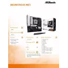ASRock B850M Pro RS WiFi Mainboard — AMD B850, Socket AM5, microATX, DDR5, 4 DIMM, 256GB, Wi‑Fi 6E, 2.5Gb LAN, 3x M.2