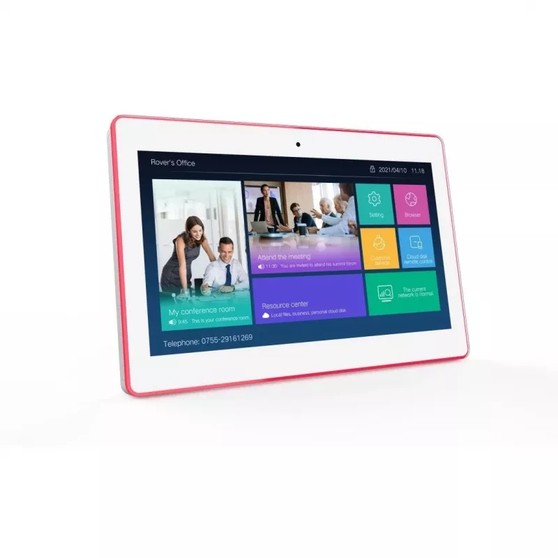 Tablet ALLNET MT15RK3399A10WPoENFC 15 Zoll RGB LED, Android 10, NFC, PoE für Besprechungsräume
