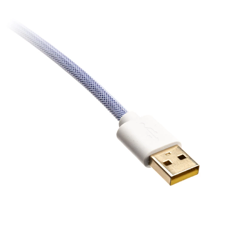 Ducky Premicord USB-Kabel 1,8 m USB A USB C Blau Grün