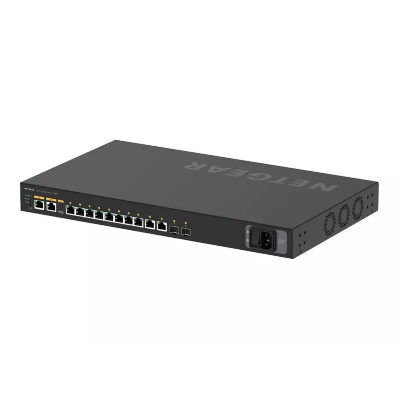 NETGEAR M4250-10G2XF-PoE++ Managed L2/L3 Gigabit Ethernet (10/100/1000) Power over Ethernet (PoE) 1U Schwarz