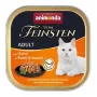 Nassfutter für Katzen animonda ANIMONDA Vom Feinsten Huhn in Karottensauce, 100 g, Schale, ausgewachsene Katzen, gluten- & sojafrei