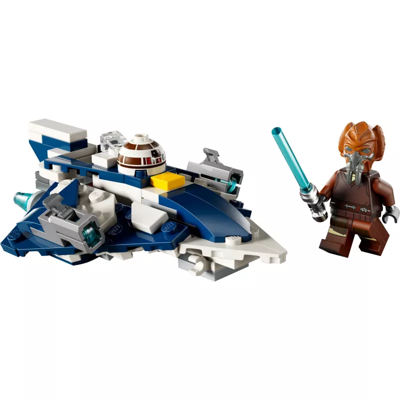 LEGO Microfighter Star Wars Plo Koons Jedi Starfighter 75400 — 89 Teile, 1 Minifigur, Alter 6+