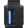 Keystone-Modulstecker USB-A 3.0 Buchse auf USB-A 3.0 Buchse, LogiLink® [NK0015B] (NK0015B)