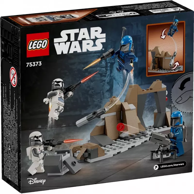 Konstruktionsspielzeug LEGO Star Wars Ambush on Mandalore Battle Pack 75373 — 4 Minifiguren, 109 Teile, Alter 6+
