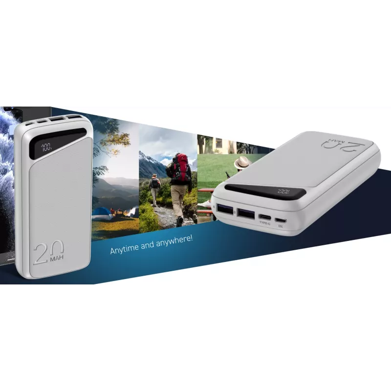 Tragbare Powerbank Navitel PWR20 MX WEISS 20000 mAh