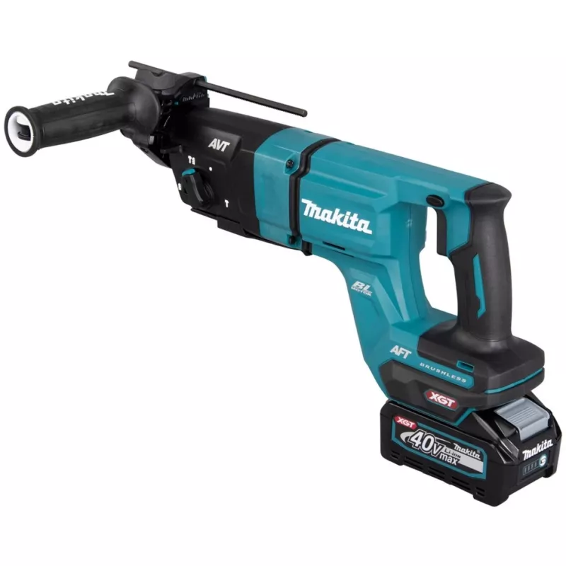 Akku-Kombihammer HR007GM201 XGT, 40 Volt, Bohrhammer Blau/Schwarz, 2x Li-Ion Akku 4,0 Ah