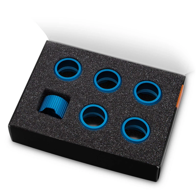 Kompressionsring EK Water Blocks EK-Quantum Torque 6-Pack STC 16 Blau