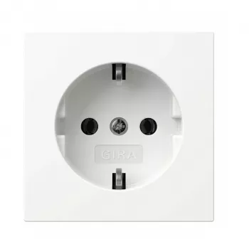 Schuko-Steckdose Gira 418870 Unterputz, reinweiß