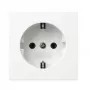 Schuko-Steckdose Gira 418870 Unterputz, reinweiß