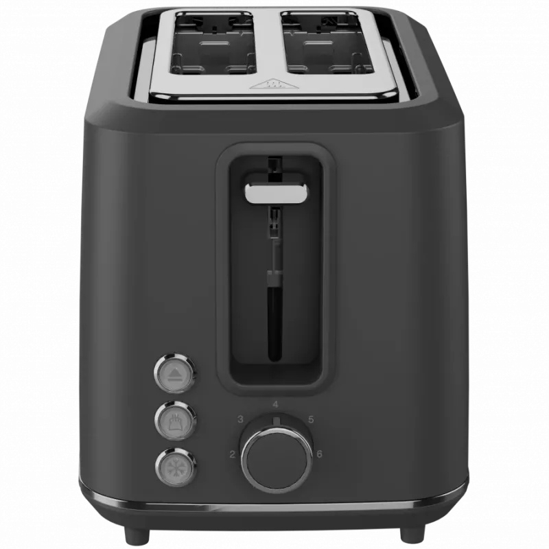 Elektrischer Toaster AENO ATS0001G — 2-Schlitz, 220–240 V 50–60 Hz, 920–1080 W, 3 Modi, 7 Bräunungsstufen, Grau