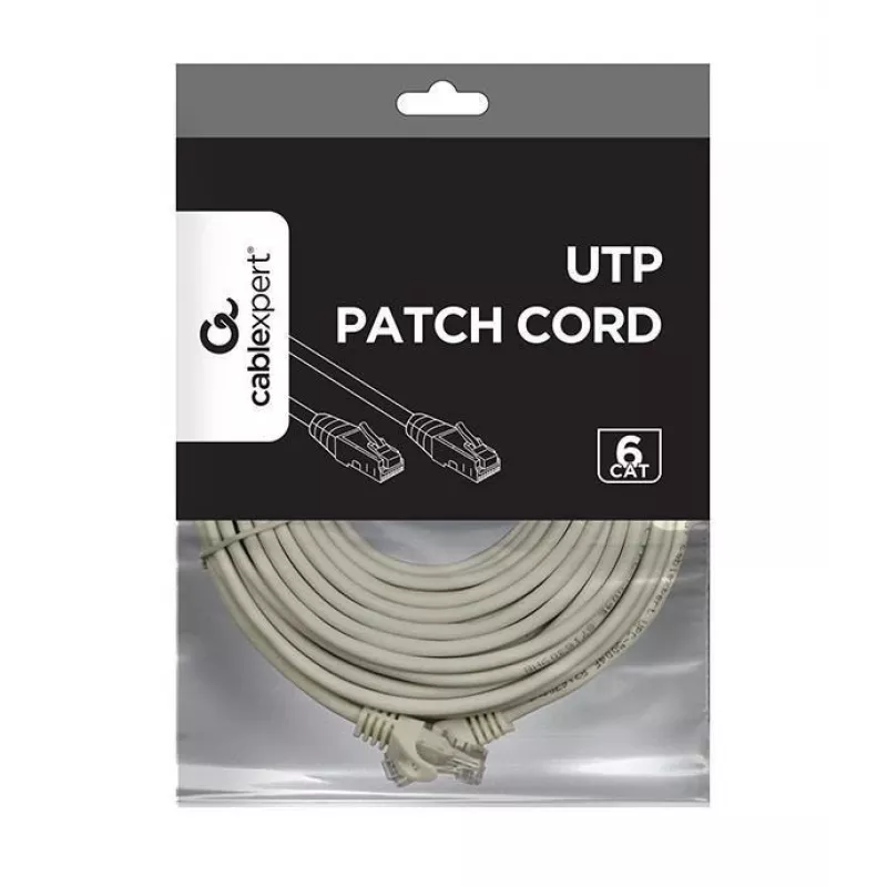 Netzwerkkabel Gembird PP6U-30M Cat6 U/UTP 30 m RJ-45 grau
