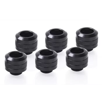 Fitting-Kit Alphacool 17475 — Messing-Fittings, schwarz, Ø 22 mm, H 20 mm