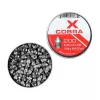Diabolokugeln UMAREX Pointed Ribbed Shot Cobra 6,35 mm, 1,56 g, silber, 200 Stück