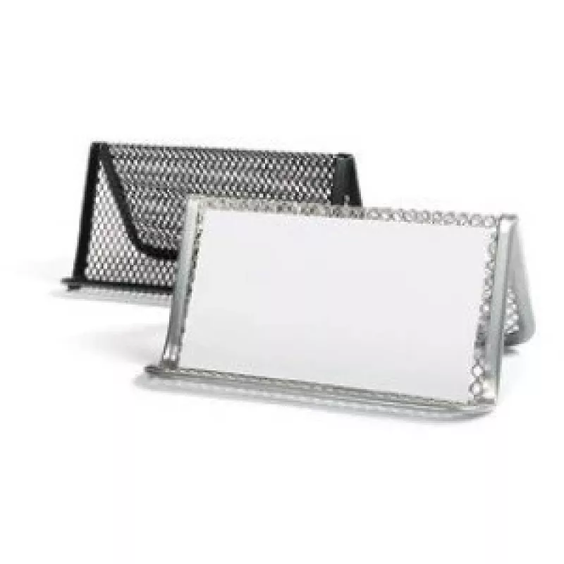 Business-Ständer Forpus, Silber, 1 Fach, Lochblech
