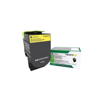 Tonerkartusche Lexmark 71B20Y0 2300 Seiten Gelb