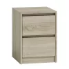 Topeshop K2 SONOMA nightstand/Nachttisch 2 Schublade(s) Eiche