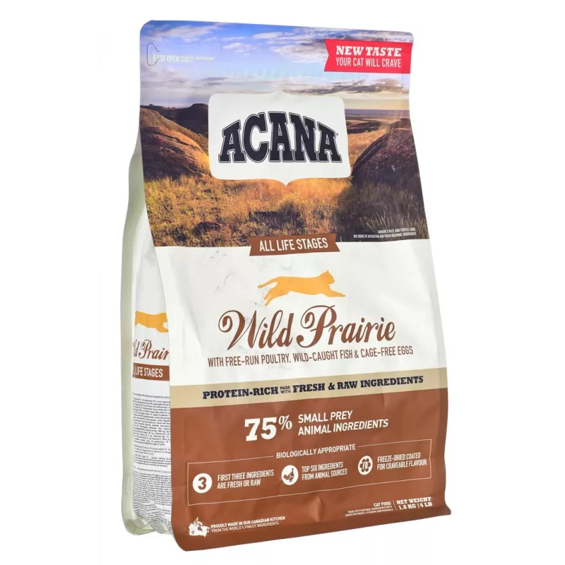 ACANA Wild Prairie Cat - Trockenfutter für Katzen - 1,8kg