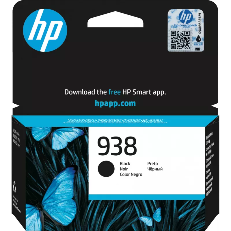 Cartridge HP Ink 4S6X8PE 938 Schwarz