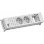 Steckdosenleiste Bachmann 916.713 mit 2x UTE-Steckdosen und 1x C13 (0,2 m Kabel)