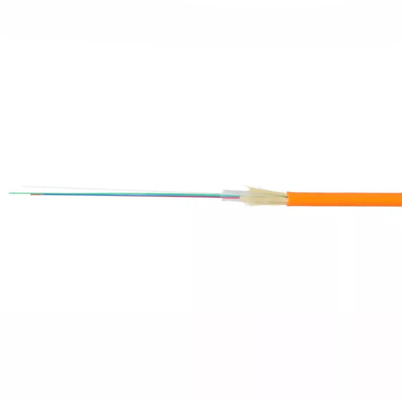 Fiberhome Mikro-Glasfaserkabel 2,5 mm, 4 FO G.657A1, PE-Mantel, Orange, 2-km-Trommel