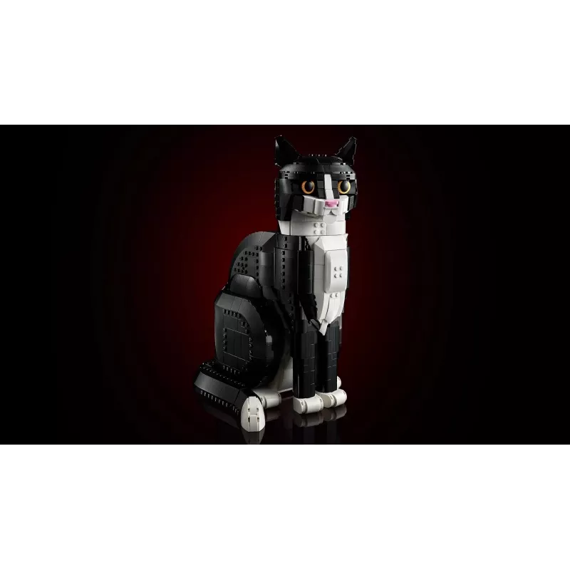 LEGO set Ideas 21349 Tuxedo Cat Bauset — sammelbares Ziegelmodell, Ausstellungsstück
