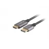 Displayport(M)-HDMI(M) Kabel 1 m 4K Schwarz und Silber