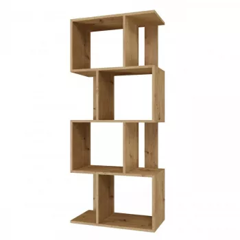 Regal FIESTA 4P 59.5x30x140 cm, Artisan-Eiche