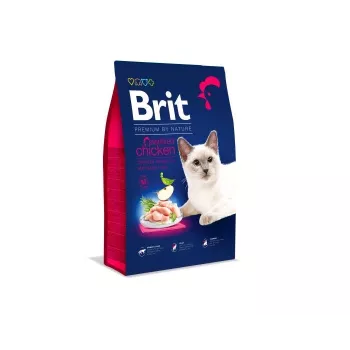 Brit Premium by Nature Sterilized Trockenfutter für Katzen mit Huhn, 1,5 kg