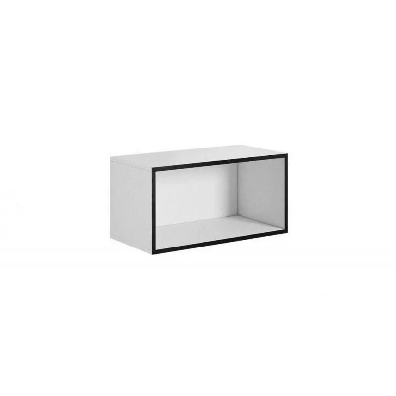 Offener Aufbewahrungsschrank Cama ROCO RO4 75/37/37 weiß/schwarz